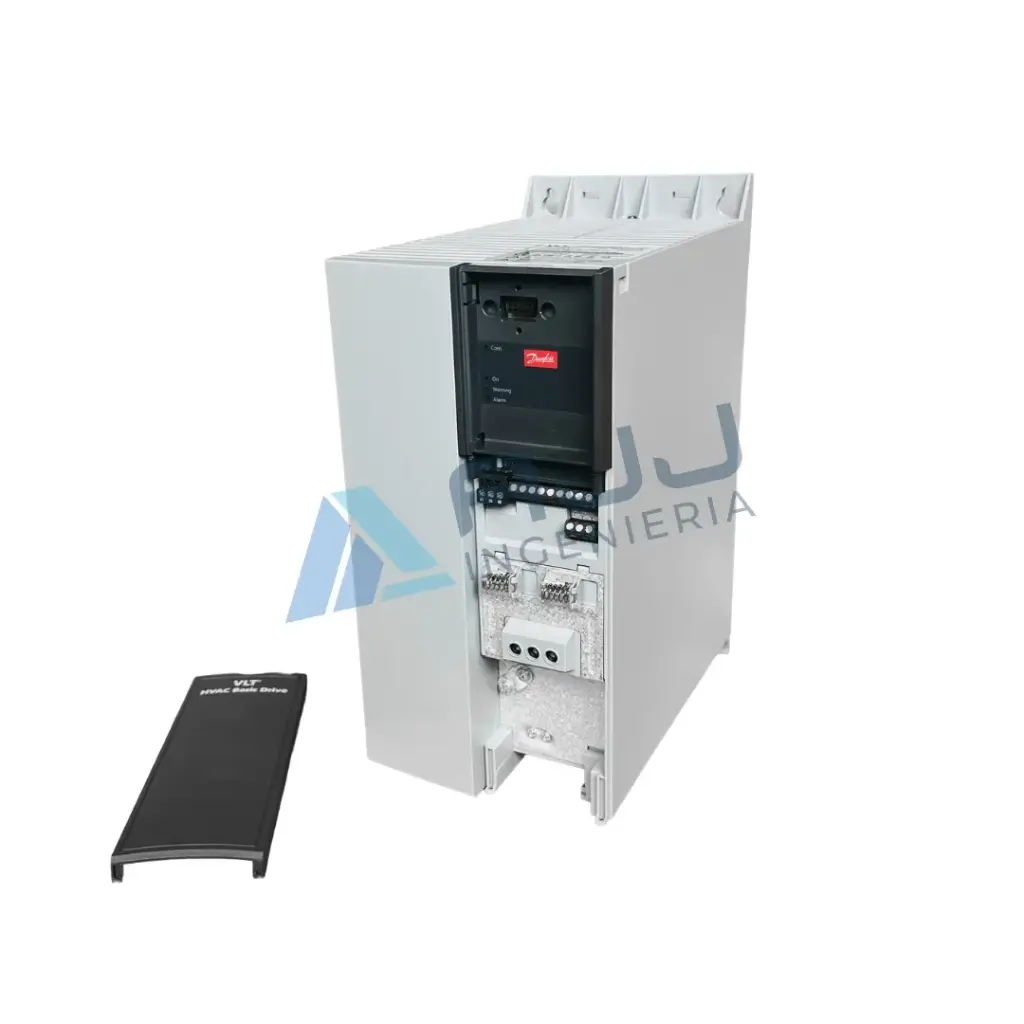 131L9871 Variador de frecuencia Danfoss, 25HP/18.5kW, Trifásico, 380-480VCA, IP20, s/panel de control, VLT® HVAC Basic Drive FC-101